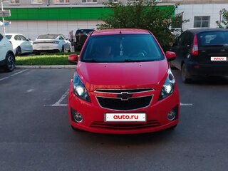 2011 Chevrolet Spark III, красный, 520000 рублей, вид 2
