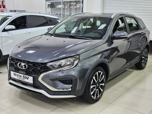 2026 Lada (ВАЗ) Vesta SW Cross I Рестайлинг (NG), серебристый - вид 1