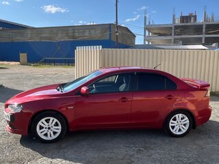 2011 Mitsubishi Lancer X Рестайлинг, красный, 670000 рублей, вид 3