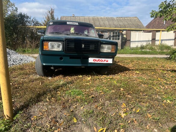 2008 Lada (ВАЗ) 2107, зелёный, 130000 рублей