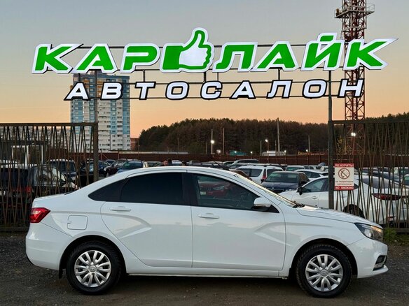 2017 Lada (ВАЗ) Vesta I, белый, 730000 рублей - вид 4