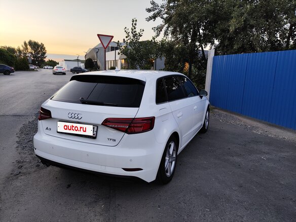 2016 Audi A3 III (8V) Рестайлинг, белый, 1845000 рублей - вид 7