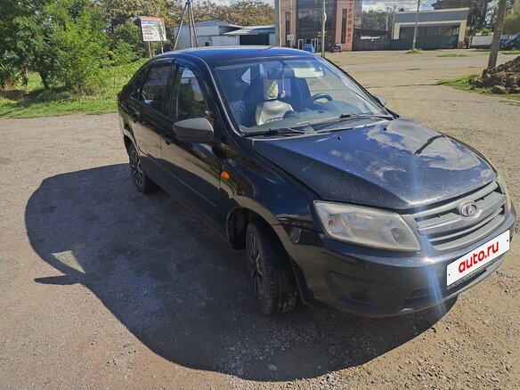 2014 Lada (ВАЗ) Granta I, чёрный - вид 1