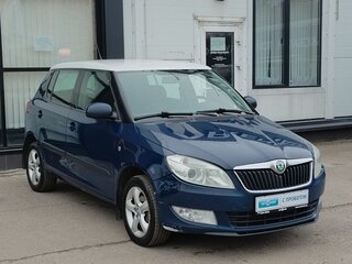 2012 Skoda Fabia II Рестайлинг, синий, 630000 рублей, вид 3