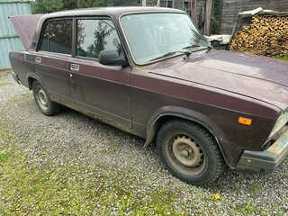 2008 Lada (ВАЗ) 2107, пурпурный, 55000 рублей, вид 4