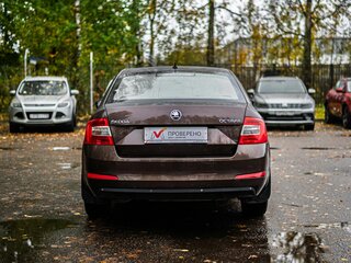 2015 Skoda Octavia III (A7), коричневый, 1599000 рублей, вид 4