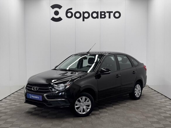 2019 Lada (ВАЗ) Granta I Рестайлинг, чёрный, 680000 рублей
