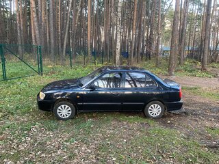 2006 Hyundai Accent ТагАЗ II, чёрный, 225000 рублей, вид 3