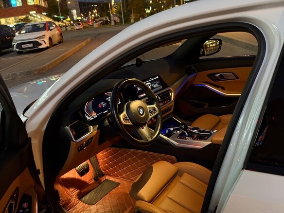 2022 BMW 3 серии 320i VII (G2x), белый, 4500000 рублей - вид 9