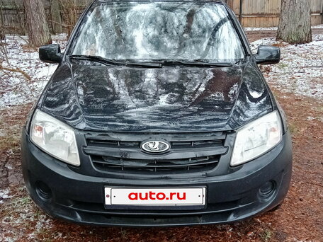 2012 Lada (ВАЗ) Granta I, чёрный, 200000 рублей, вид 1