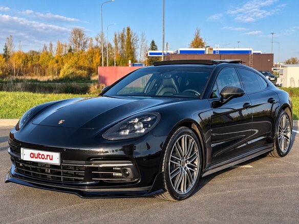 2017 Porsche Panamera 4S Diesel II, чёрный, 7300000 рублей - вид 7