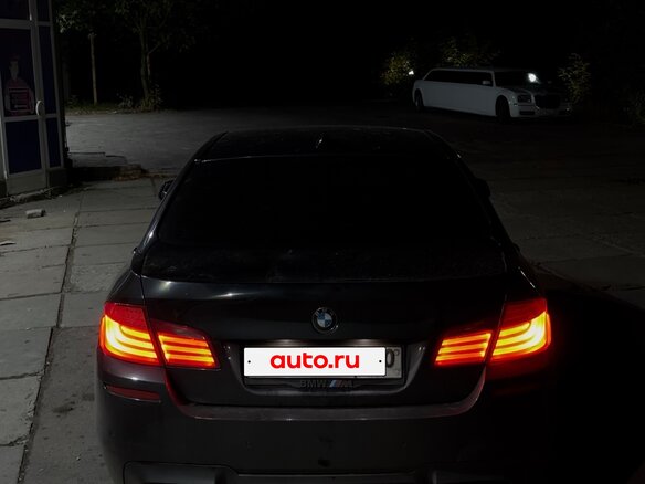2012 BMW 5 серии 520i VI (F10/F11/F07), чёрный, 1300000 рублей - вид 6