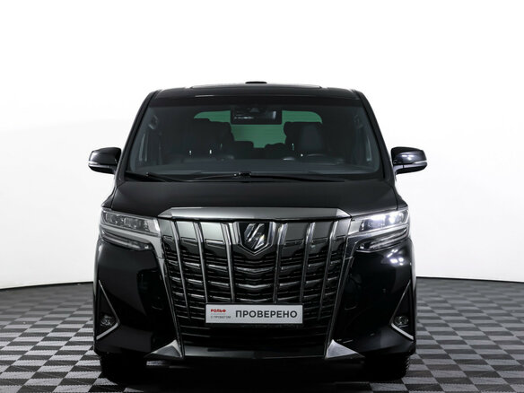 2021 Toyota Alphard III Рестайлинг, чёрный, 5760000 рублей - вид 1