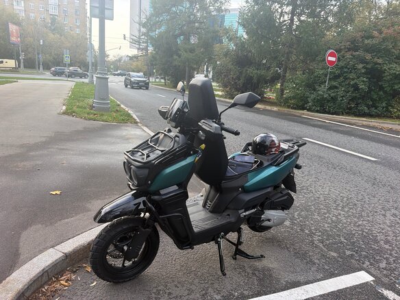 2026 Yamaha BWs, зелёный, 100000 рублей