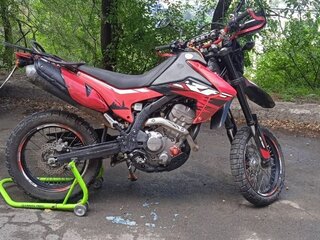 2017 Honda CRF 250M, пурпурный, 370000 рублей, вид 2