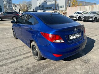2012 Hyundai Solaris I, синий, 489000 рублей, вид 4