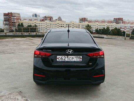 2018 Hyundai Solaris II, чёрный, 1150000 рублей, вид 5