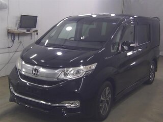 2016 Honda Stepwgn Spada V, чёрный, 1240000 рублей, вид 1