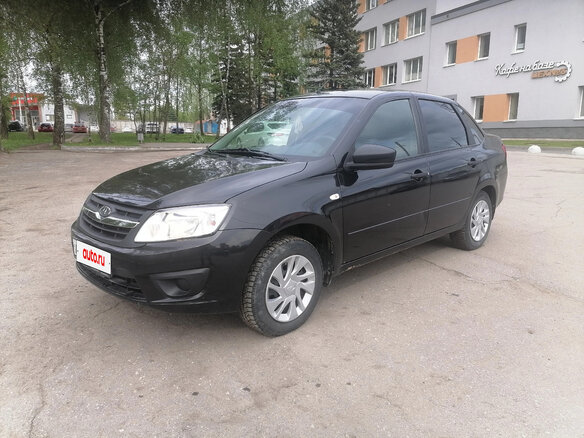 2017 Lada (ВАЗ) Granta I, чёрный - вид 1