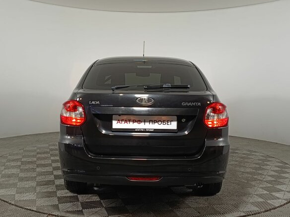 2015 Lada (ВАЗ) Granta I, чёрный, 540000 рублей - вид 5
