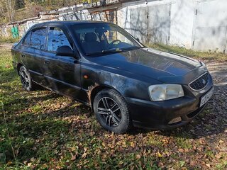 2005 Hyundai Accent II Рестайлинг, чёрный, 195000 рублей, вид 3