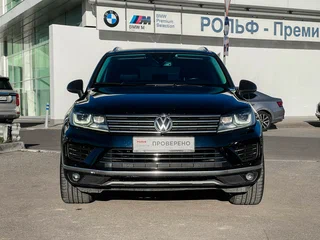 2015 Volkswagen Touareg II Рестайлинг, синий, 2700000 рублей, вид 2