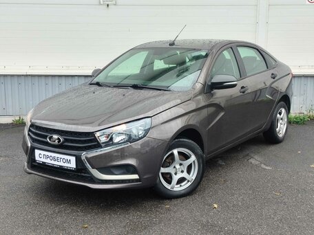 2017 Lada (ВАЗ) Vesta I, коричневый, 730000 рублей, вид 2