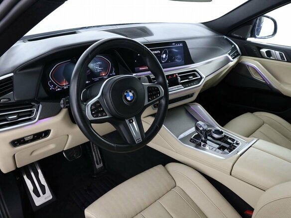 2021 BMW X6 40i III (G06), серый, 7192000 рублей - вид 11