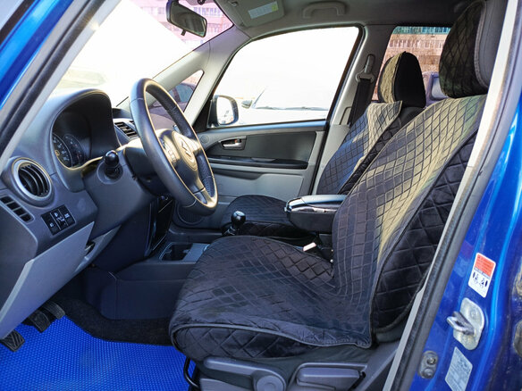 2008 Suzuki SX4 I (Classic), синий, 585000 рублей - вид 15