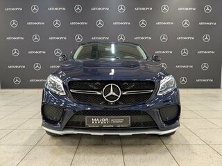 2015 Mercedes-Benz GLE 450 AMG I (W166), синий, 3385000 рублей, вид 2