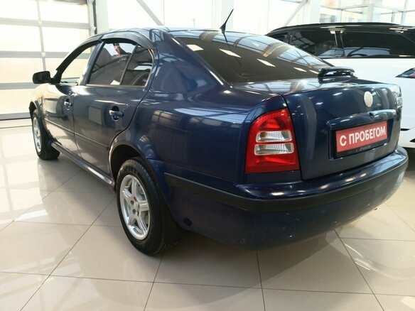 2008 Skoda Octavia I (A4) Рестайлинг, синий - вид 4