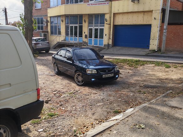 2008 Hyundai Accent ТагАЗ II, синий, 520000 рублей - вид 36