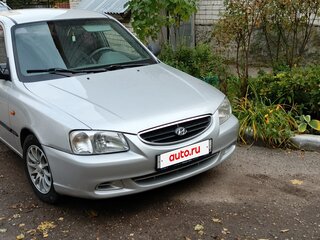 2008 Hyundai Accent ТагАЗ II, серебристый, 365000 рублей, вид 1