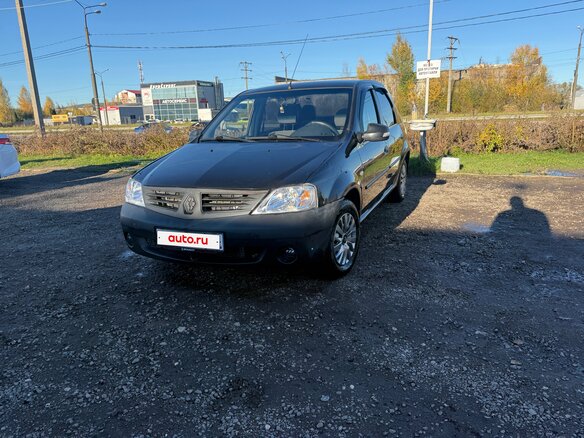 2009 Renault Logan I, чёрный, 410000 рублей - вид 2