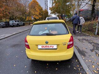 2012 Skoda Fabia II Рестайлинг, жёлтый, 355000 рублей, вид 2