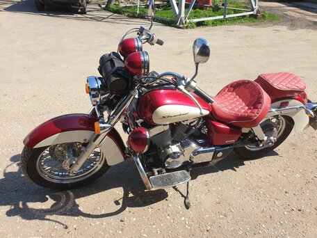 2008 Honda Shadow 750, красный, 550000 рублей, вид 4