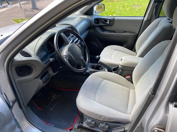 2005 Hyundai Santa Fe I, серебристый - вид 8