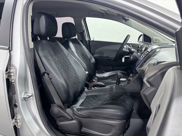 2012 Chevrolet Aveo II, серебристый, 649000 рублей - вид 7