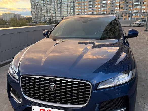 2021 Jaguar F-Pace I Рестайлинг, синий, 4300000 рублей - вид 15