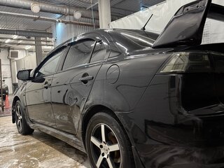 2007 Mitsubishi Lancer X, чёрный, 650000 рублей, вид 2