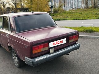 2003 Lada (ВАЗ) 2107, пурпурный, 95000 рублей, вид 2