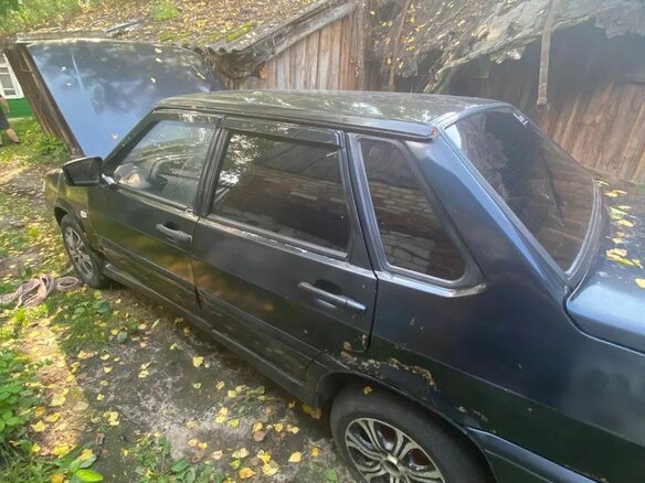 2003 Lada (ВАЗ) 2115, чёрный, 55000 рублей - вид 1