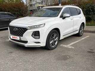 2018 Hyundai Santa Fe IV, белый, 3750000 рублей, вид 2