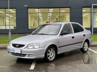 2007 Hyundai Accent ТагАЗ II, серебристый, 315000 рублей, вид 1