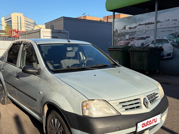 2008 Renault Logan I, серый, 300000 рублей - вид 13