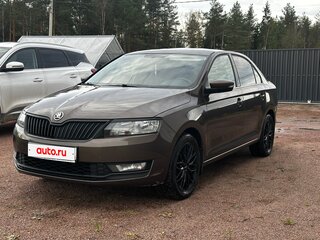 2017 Skoda Rapid I Рестайлинг, коричневый, 1150000 рублей, вид 2