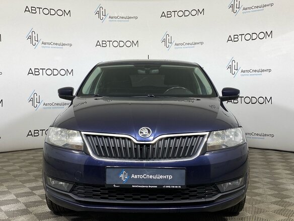 2017 Skoda Rapid I Рестайлинг, синий, 1097700 рублей - вид 5