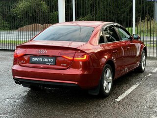 2013 Audi A4 IV (B8) Рестайлинг, красный, 1399000 рублей, вид 4