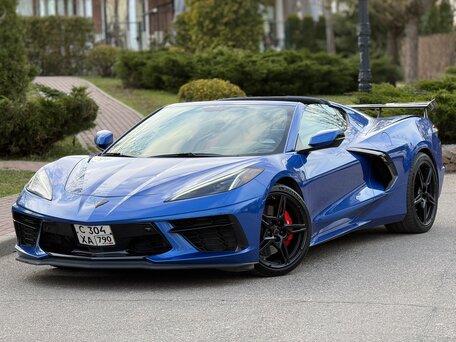 2020 Chevrolet Corvette Stingray C8, синий, 10990000 рублей, вид 1