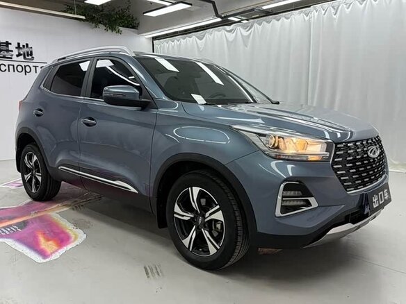 2021 Chery Tiggo 5x I Рестайлинг 2, голубой - вид 1